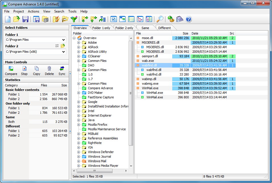 Compare Advance software